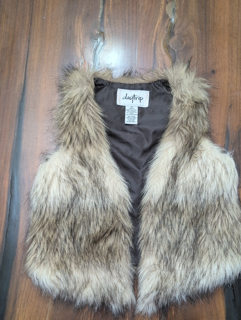 Girls Faux Fur Vest